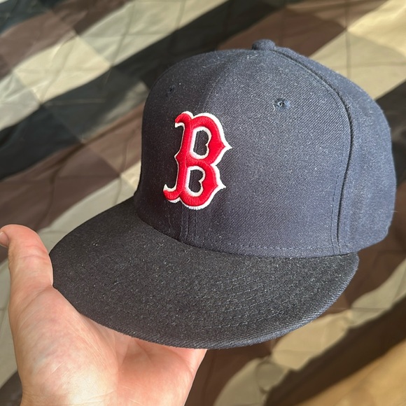 Boston Red Sox New Era 59Fifty Hat Cap Size 7 1/2 - Picture 1 of 5